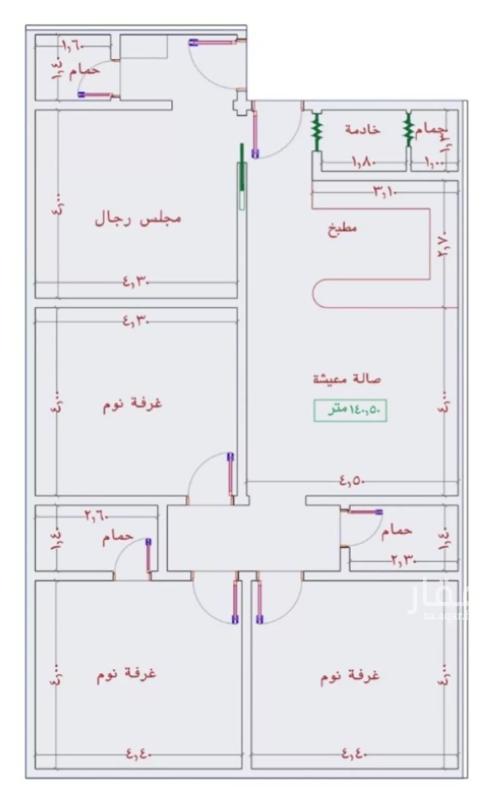 شقة للبيع في شارع عمر الخردلي, حي الجامعة, مدينة جدة, منطقة مكة المكرمة 1 صورة