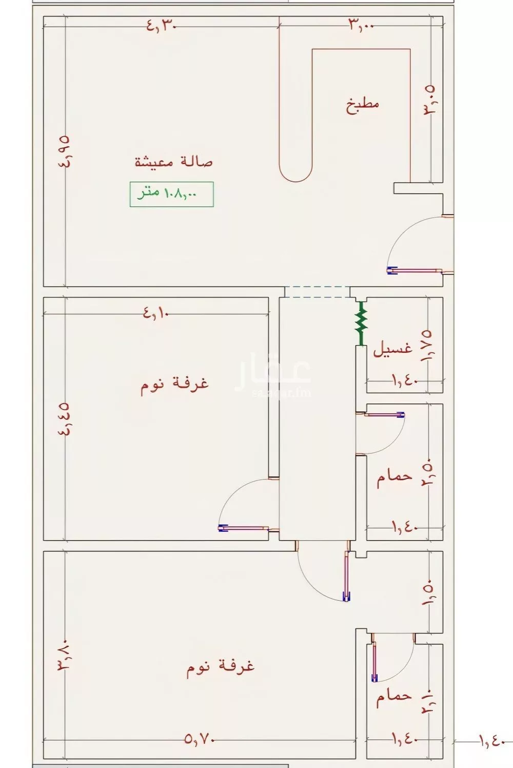 شقة للبيع في شارع عمر الخردلي, حي الجامعة, مدينة جدة, منطقة مكة المكرمة 1 صورة