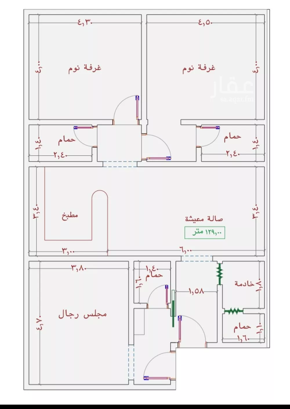 شقة للبيع في شارع عمر الخردلي, حي الجامعة, مدينة جدة, منطقة مكة المكرمة 1 صورة