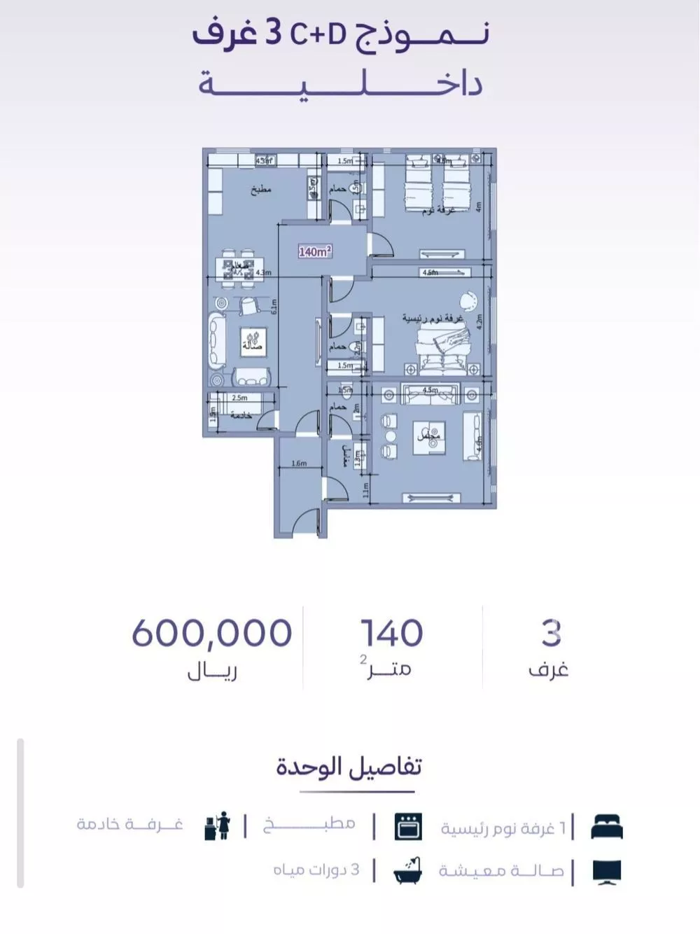 شقة للبيع في شارع خضر افندي, حي الزهراء, مدينة جدة, منطقة مكة المكرمة 1 صورة