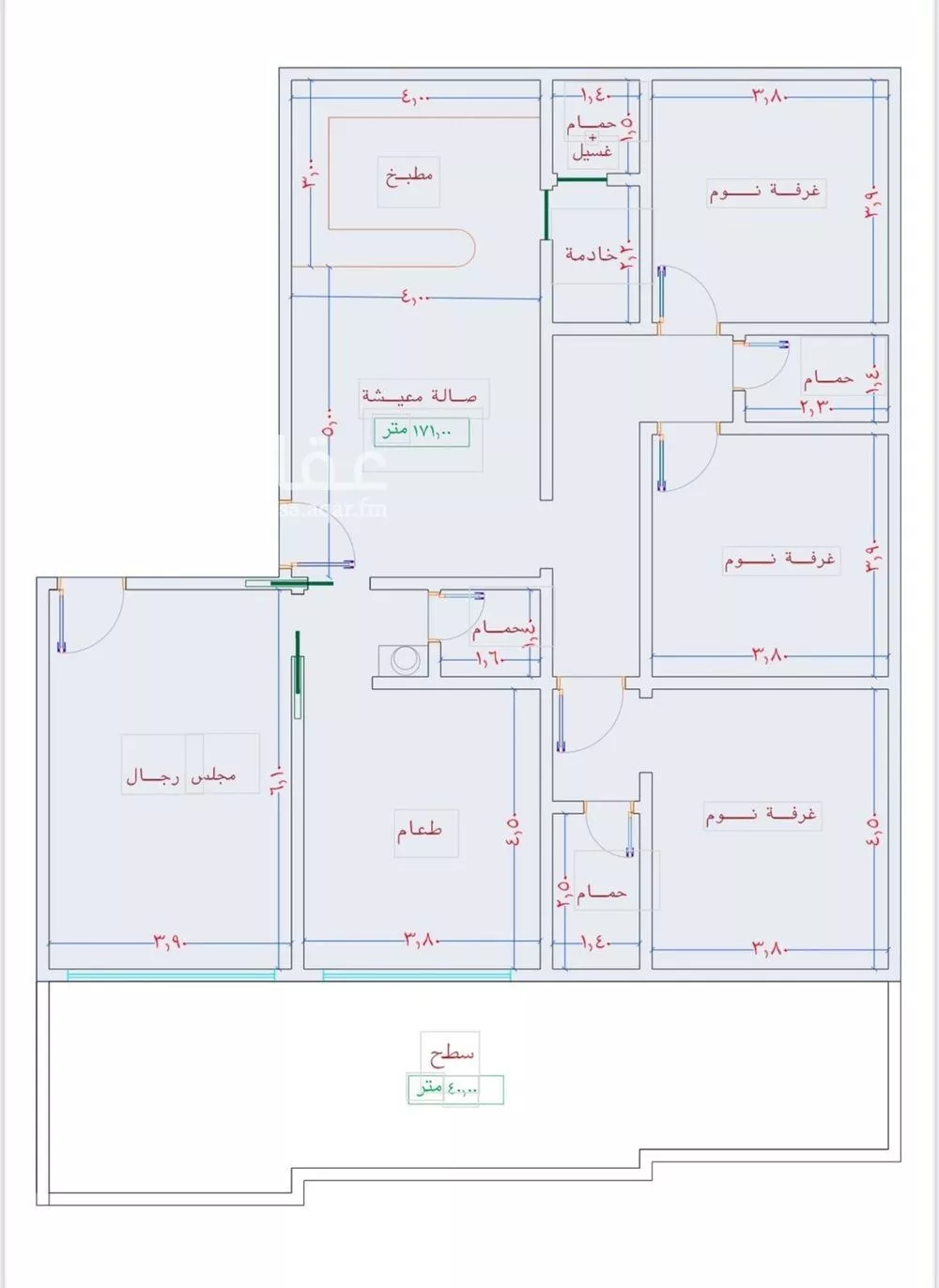 شقة للبيع في شارع الامير عبدالمجيد, حي الصواري, مدينة جدة, منطقة مكة المكرمة 1 صورة