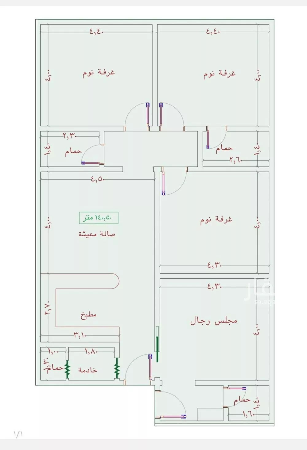 شقة للبيع في شارع عمر الخردلي, حي الجامعة, مدينة جدة, منطقة مكة المكرمة 1 صورة
