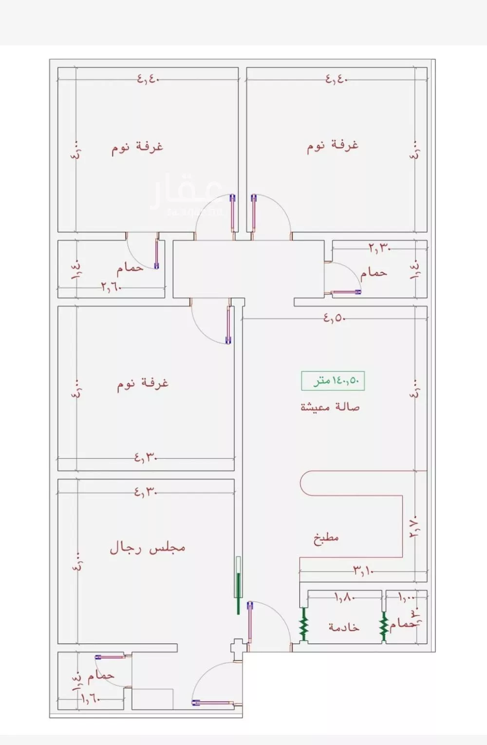 شقة للبيع في شارع عمر الخردلي, حي الجامعة, مدينة جدة, منطقة مكة المكرمة 1 صورة