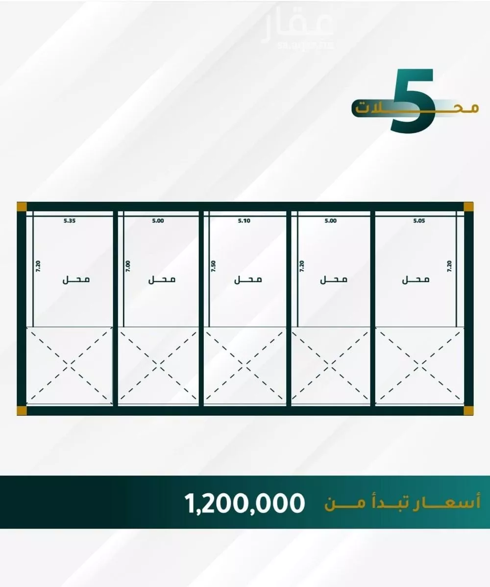 محل للبيع في شارع ابو ذر الغفاري, حي الفيحاء, مدينة جدة, منطقة مكة المكرمة 1 صورة