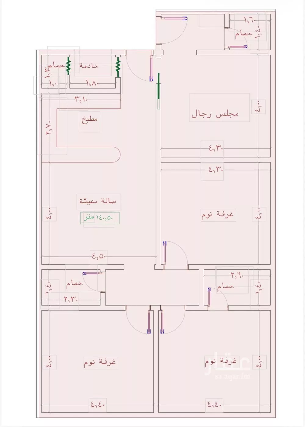 شقة للبيع في شارع الصفار, حي الجامعة, مدينة جدة, منطقة مكة المكرمة 1 صورة