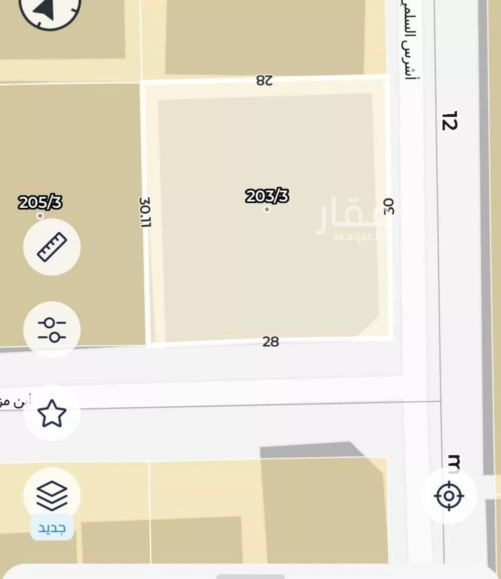 أرض للبيع في شارع أشرس السلمي, حي المرسلات, مدينة الرياض, منطقة الرياض 1 صورة