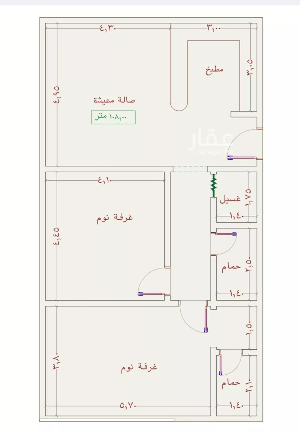 شقة للبيع في شارع عمر الخردلي, حي الجامعة, مدينة جدة, منطقة مكة المكرمة 1 صورة