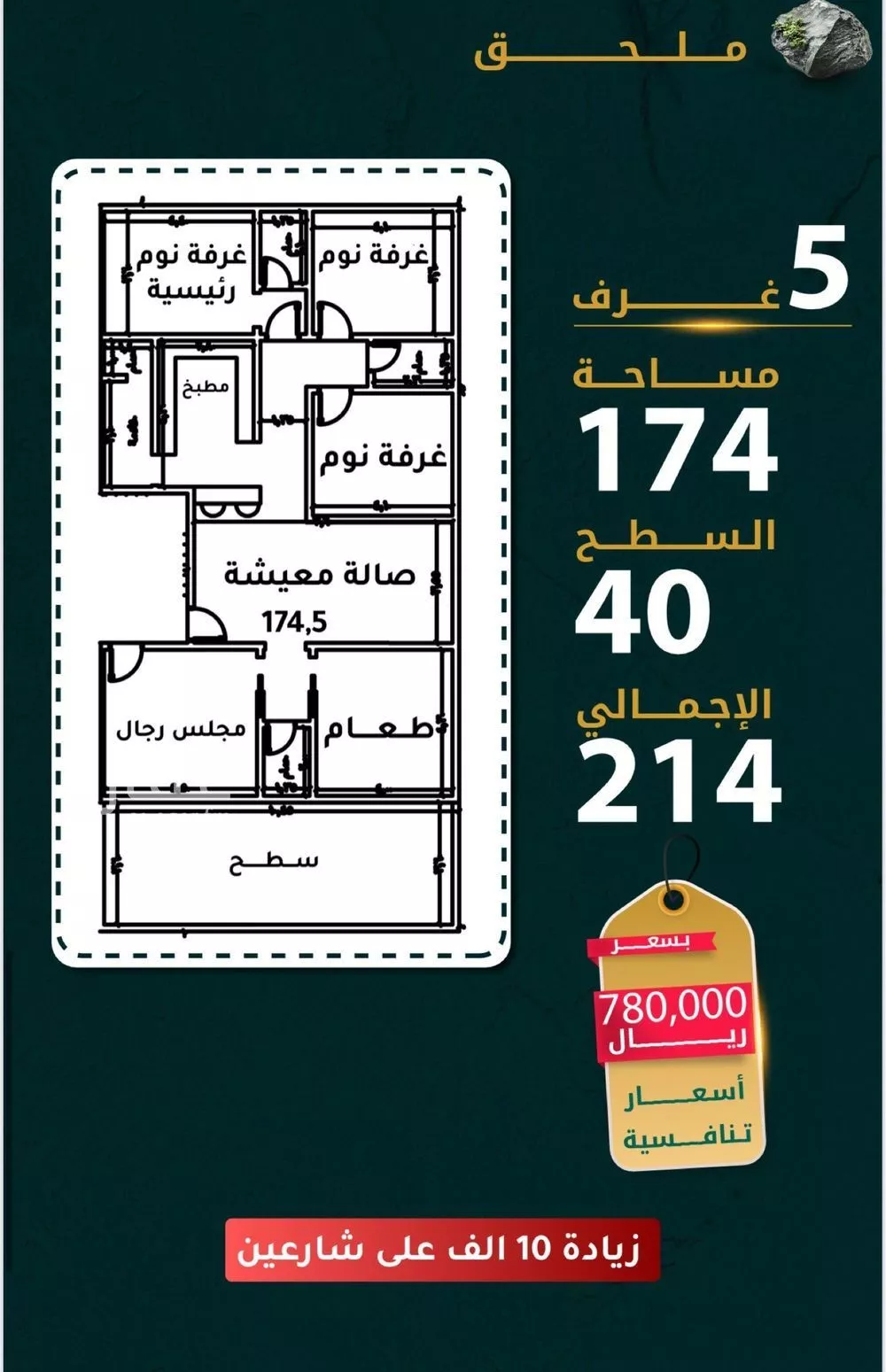شقة للبيع في شارع يونس سلامه, حي الروضة, مدينة جدة, منطقة مكة المكرمة 1 صورة