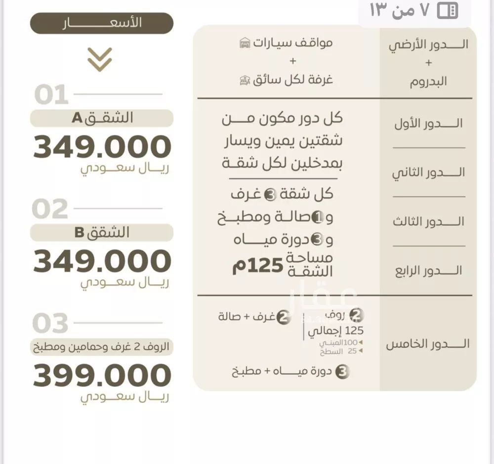 شقة للبيع في شارع ابن عباس, حي الشرفية, مدينة جدة, منطقة مكة المكرمة 1 صورة