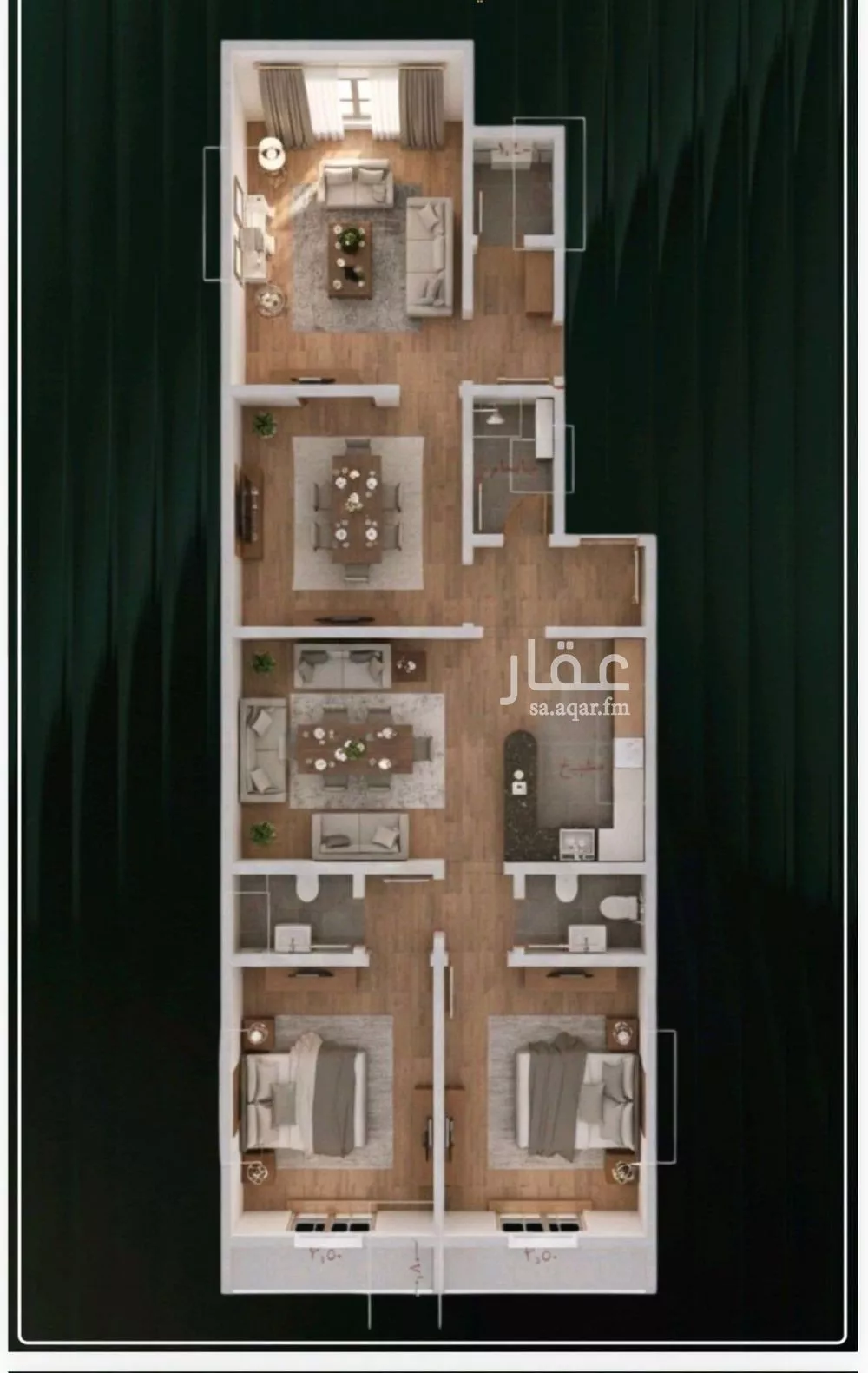 شقة للبيع في شارع إبراهيم الأحدب, حي النزهة, مدينة جدة, منطقة مكة المكرمة 1 صورة