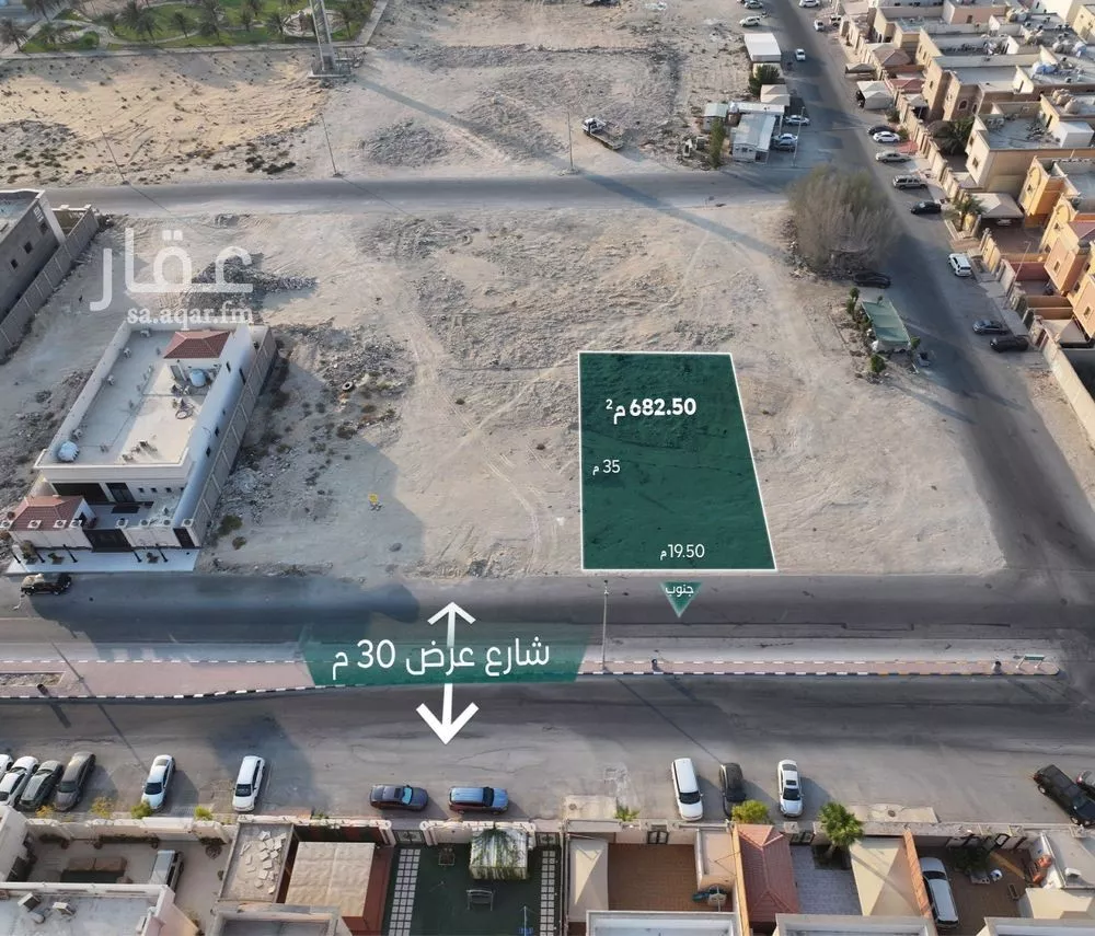 أرض للبيع في شارع نافع بن مالك, حي الندى, مدينة الدمام, المنطقة الشرقية 1 صورة