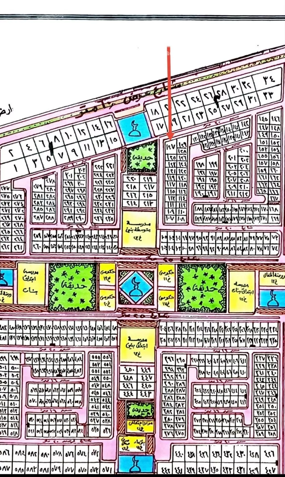 أرض للبيع في شارع الصحابه, حي العقيق, مدينة الخبر, المنطقة الشرقية 1 صورة