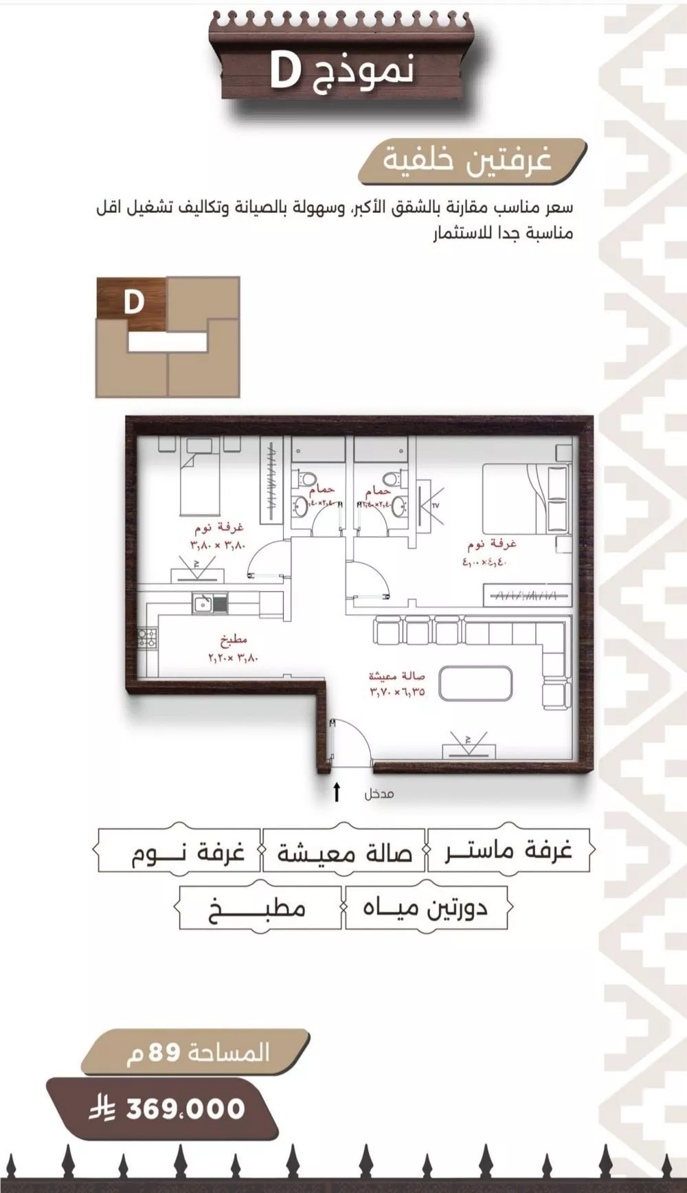 شقة للبيع في شارع اسيد بن الاخنس, حي النعيم, مدينة جدة, منطقة مكة المكرمة 1 صورة