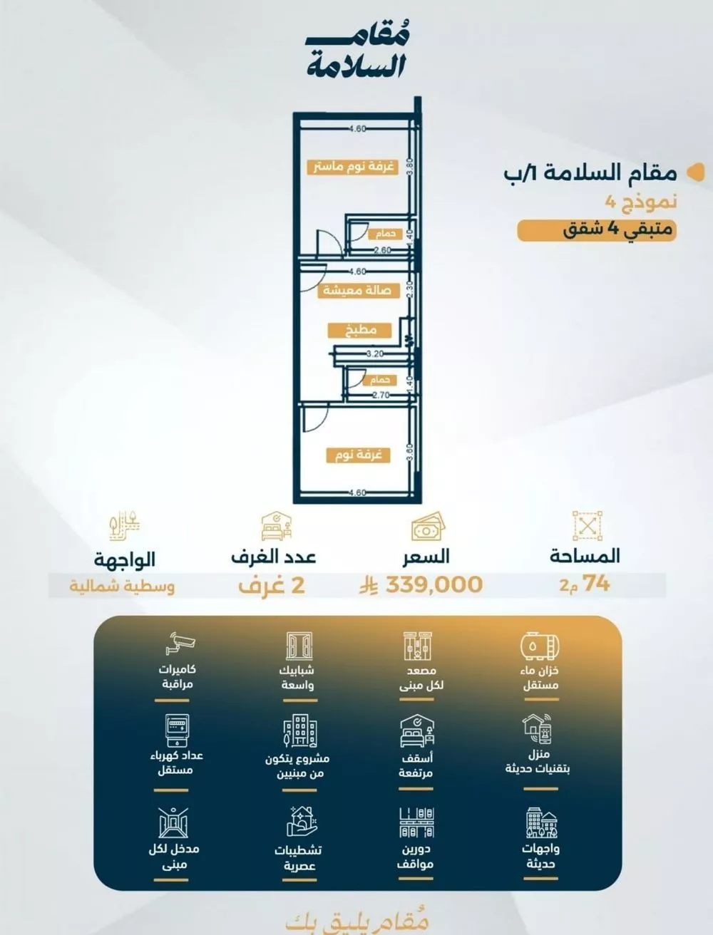 شقة للبيع في شارع البر كاتي, حي السلامة, مدينة جدة, منطقة مكة المكرمة 1 صورة