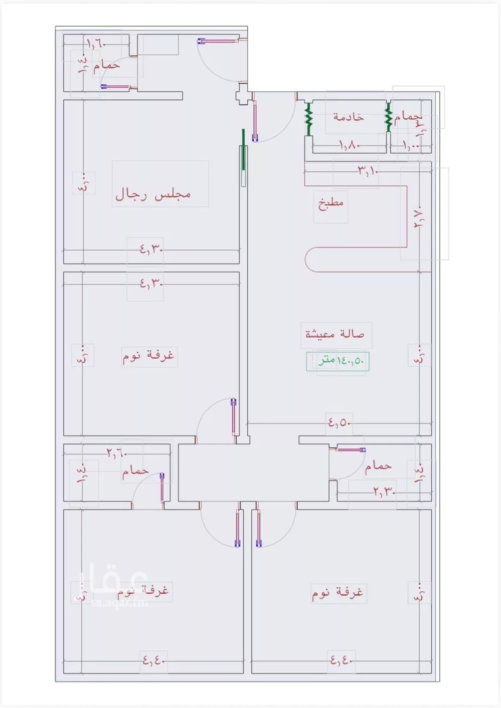 شقة للبيع في شارع عمر الخردلي, حي الجامعة, مدينة جدة, منطقة مكة المكرمة 1 صورة