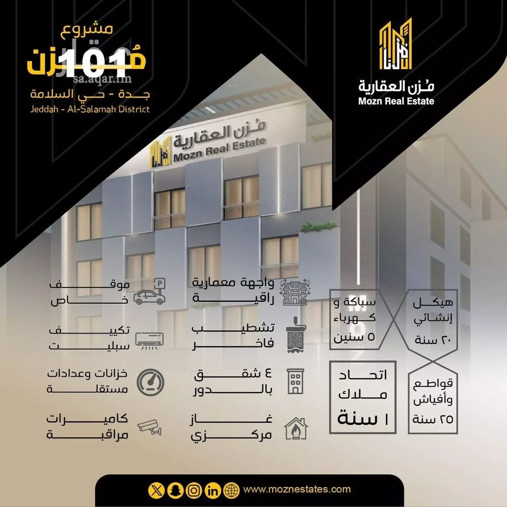 شقة للبيع في شارع مناره المروه, حي السلامة, مدينة جدة, منطقة مكة المكرمة 1 صورة