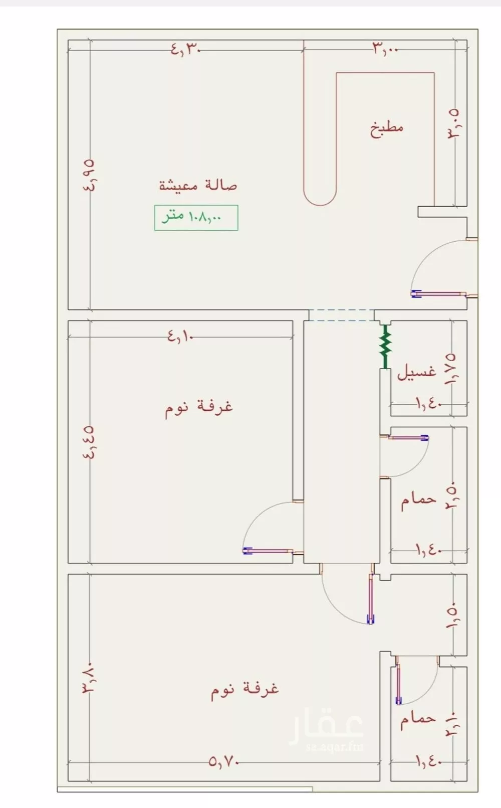 شقة للبيع في شارع عمر الخردلي, حي الجامعة, مدينة جدة, منطقة مكة المكرمة 1 صورة
