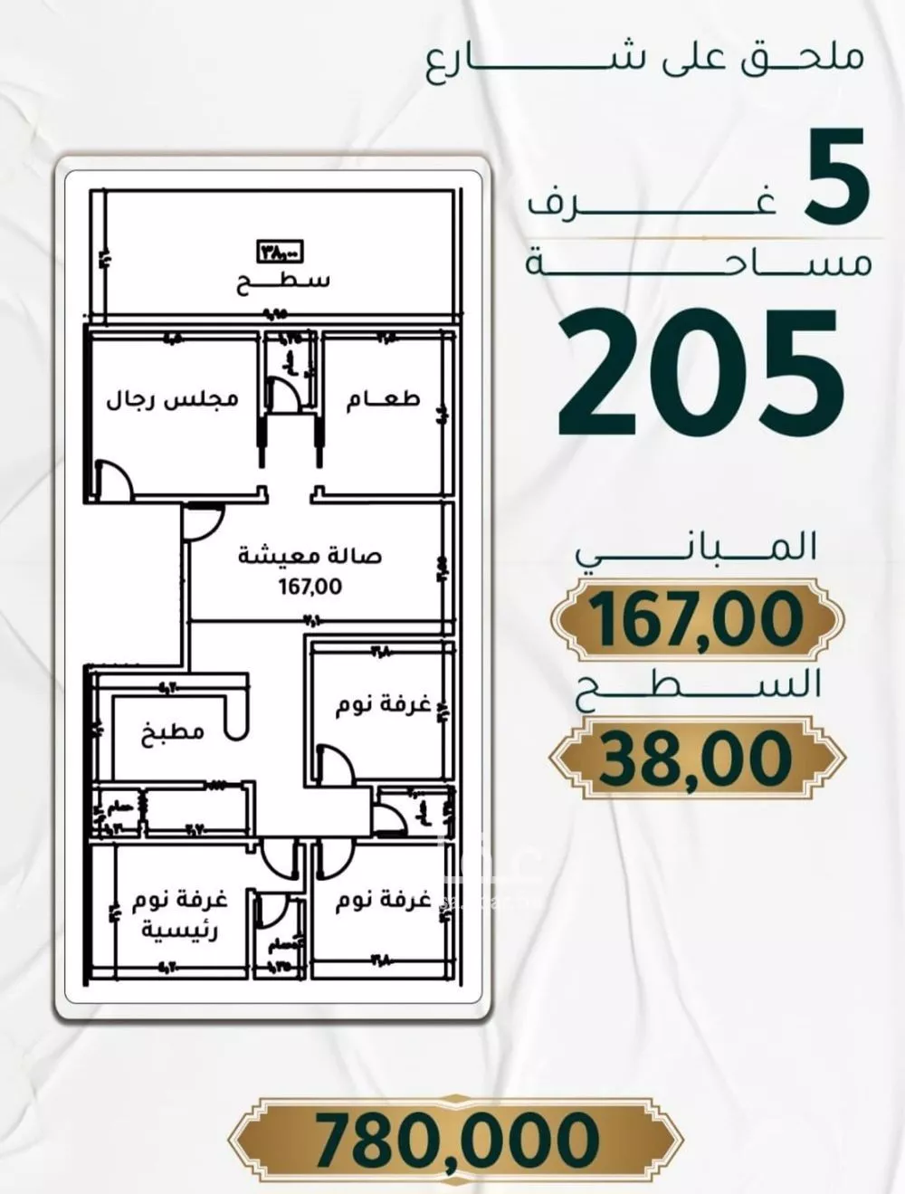 شقة للبيع في شارع ابراهيم ادهم, حي الحمراء, مدينة جدة, منطقة مكة المكرمة 1 صورة