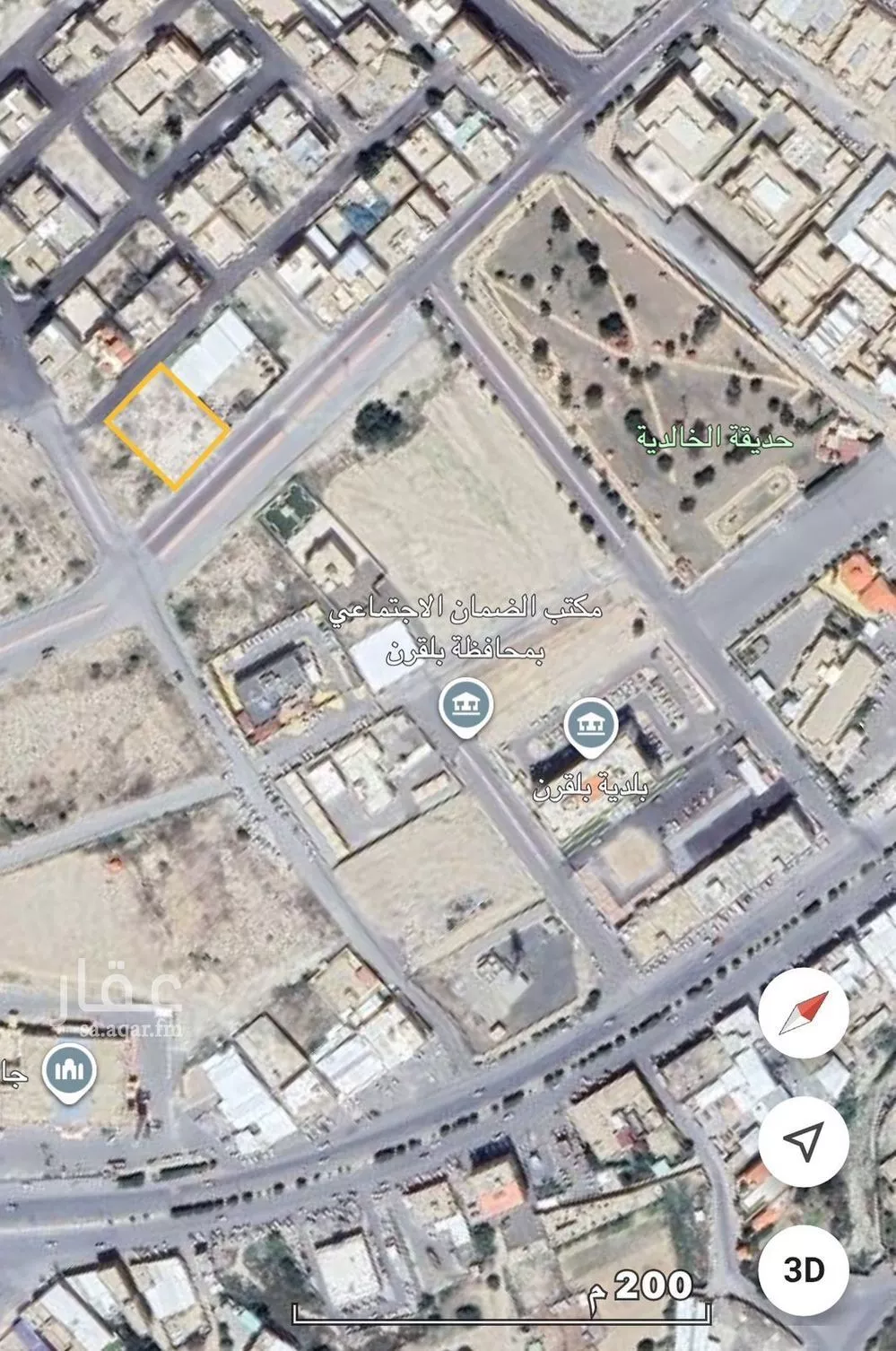 أرض للبيع في شارع 20 الخالدية, حي الخالدية, مدينة بلقرن, منطقة عسير 1 صورة