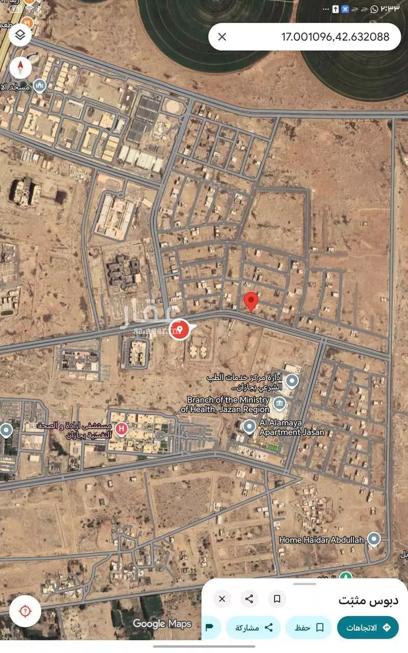 أرض للبيع في شارع زمرة, حي الروابي, مدينة جازان, منطقة جازان 1 صورة