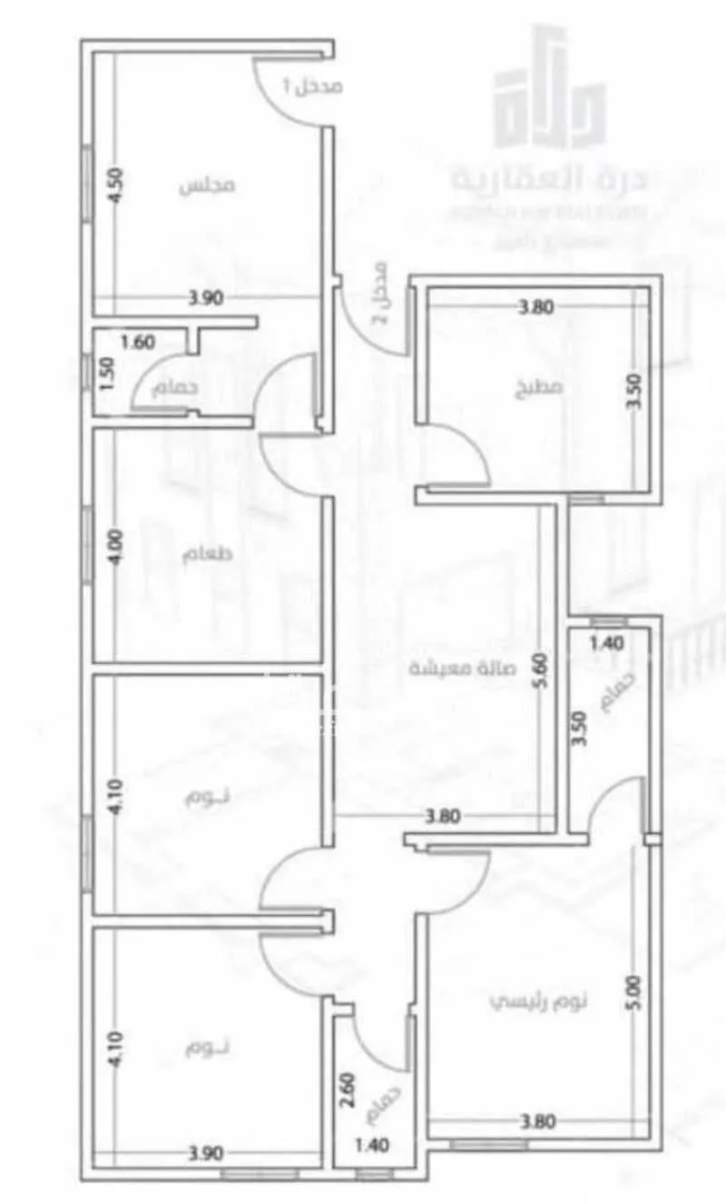 شقة للإيجار في شارع ابراهيم بن عيدان ، حي الرحاب ، جدة ، جدة 1 صورة