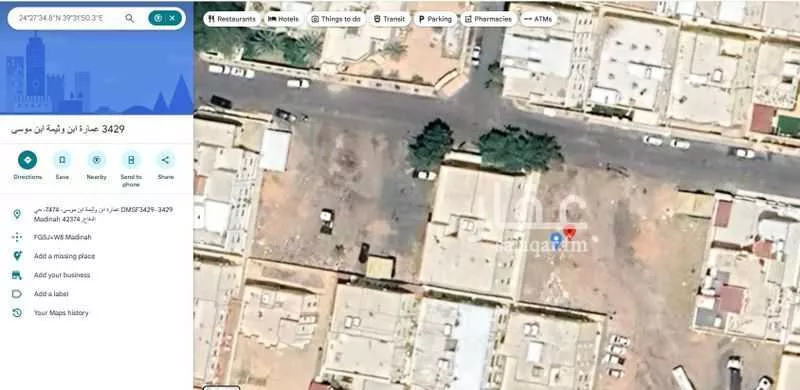 أرض للبيع في شارع عمارة ابن وثيمة ابن موسى, حي الدفاع, مدينة المدينة المنورة, منطقة المدينة المنورة 1 صورة