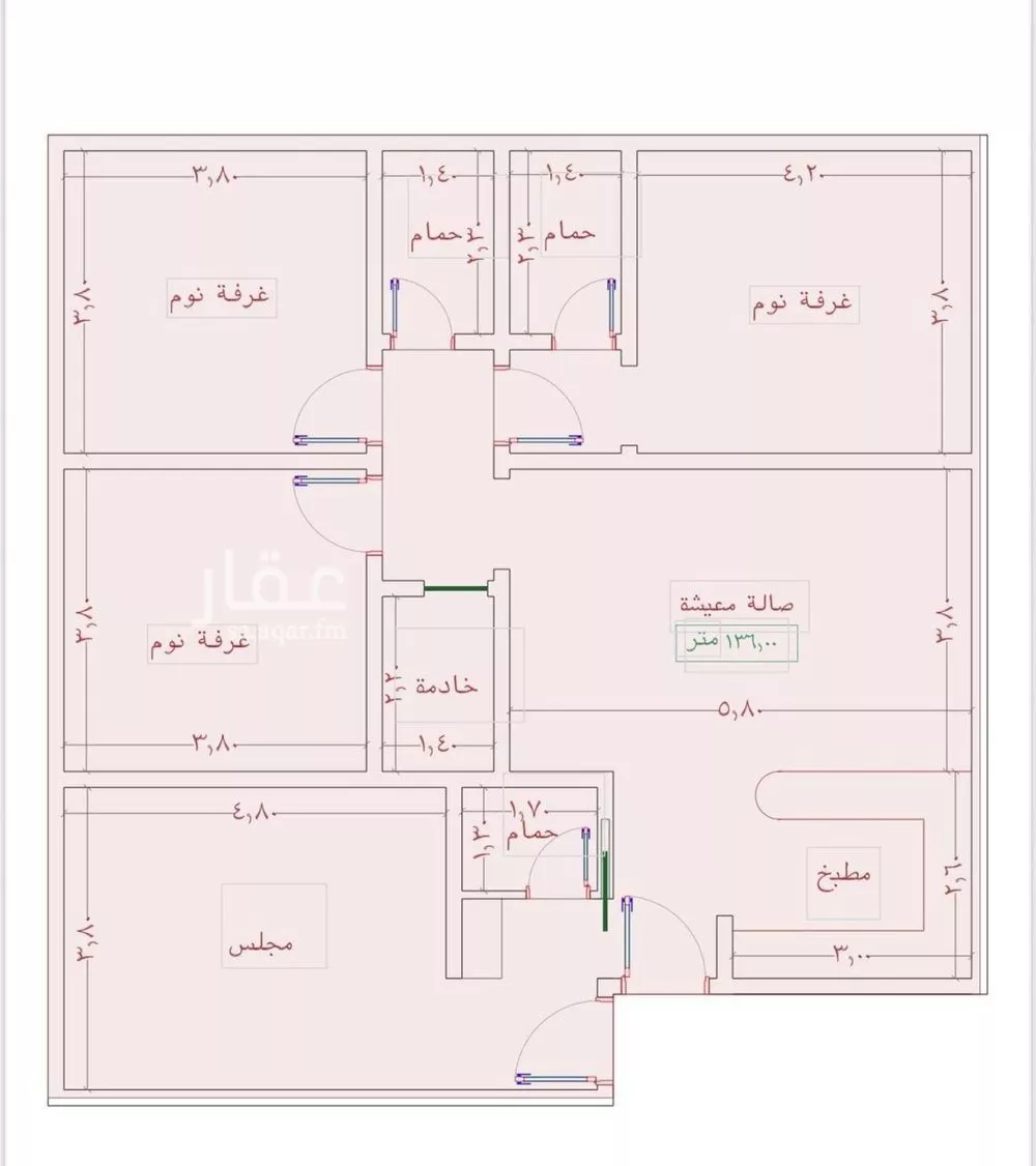 شقة للبيع في شارع السامر, حي الواحة, مدينة جدة, منطقة مكة المكرمة 1 صورة