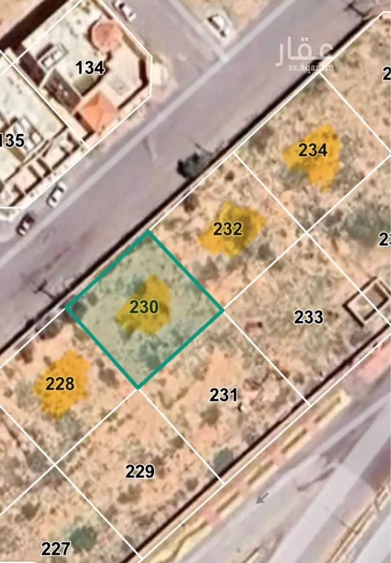 أرض للبيع في شارع شارع علي بن ابي طالب, حي المنار, مدينة البدائع, منطقة القصيم 1 صورة