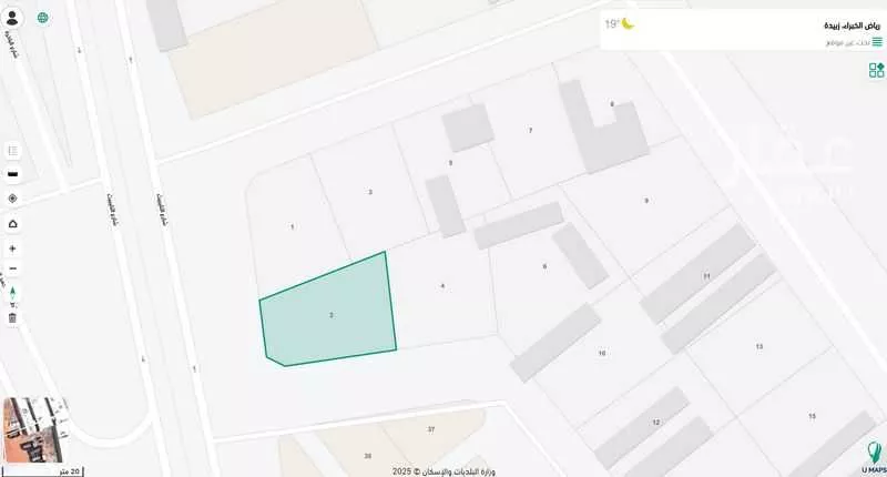 أرض للبيع في شارع التليبيث, حي زبيدة, مدينة رياض الخبراء, منطقة القصيم 1 صورة