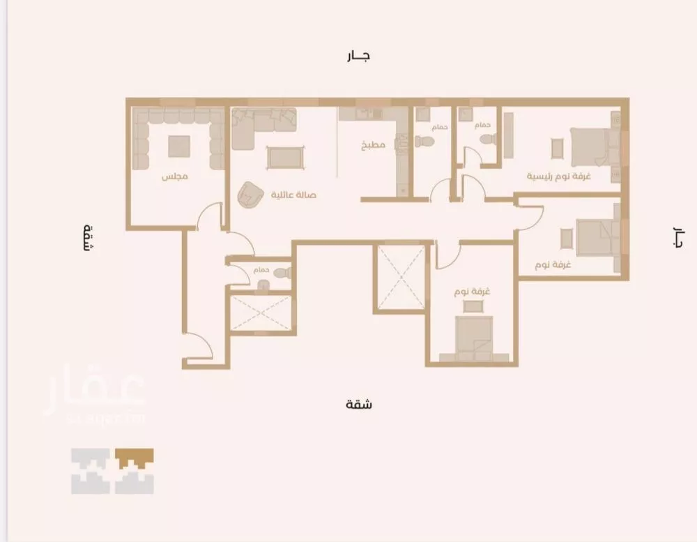 شقة للبيع في شارع البجادية, حي غرناطة, مدينة الرياض, منطقة الرياض 1 صورة