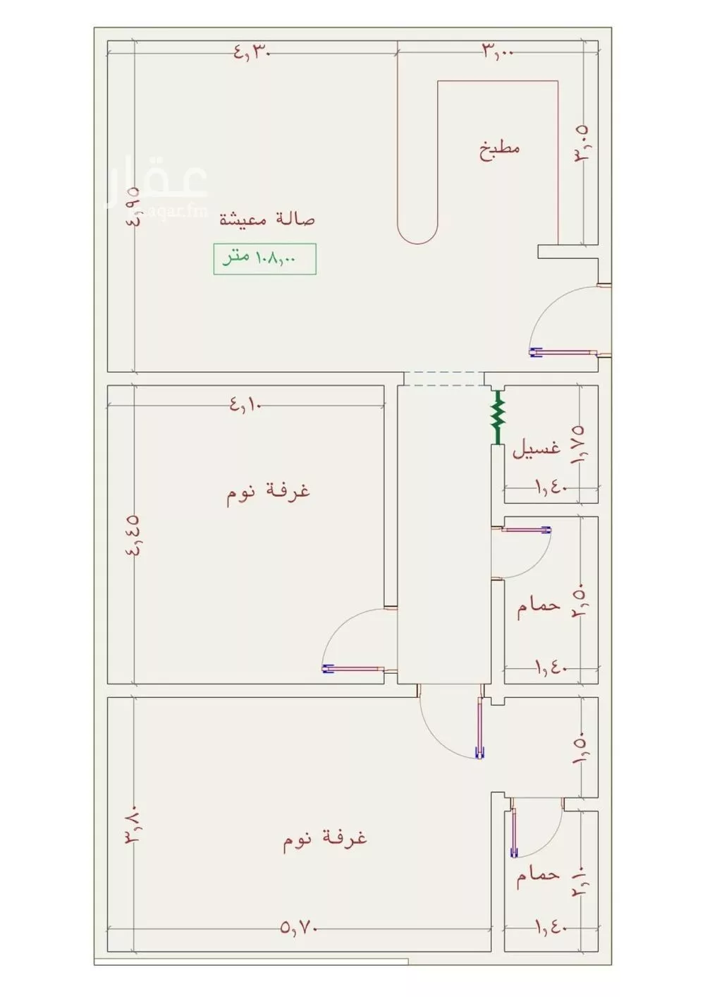 شقة للبيع في شارع عمر الخردلي, حي الجامعة, مدينة جدة, منطقة مكة المكرمة 1 صورة