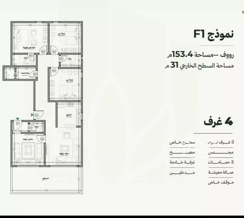 شقة للبيع في شارع عبدالرحمن ابن احمد السديري, حي السلامة, مدينة جدة, منطقة مكة المكرمة 1 صورة