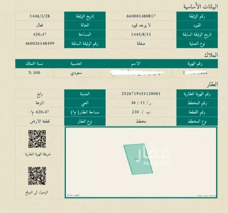 أرض للبيع في شارع 1551724, حي النزهة, مدينة رابغ, منطقة مكة المكرمة 1 صورة