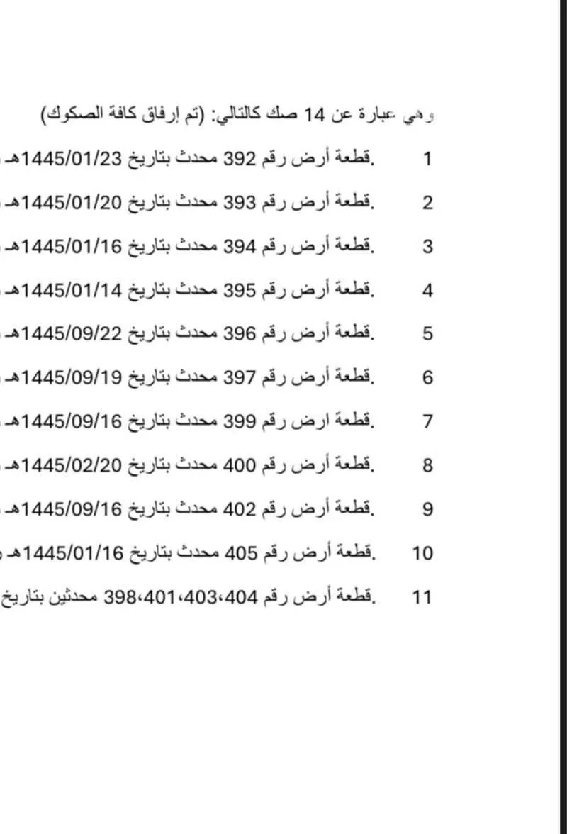 أرض للبيع في شارع الشديده 1192, مدينة الخرج, منطقة الرياض 1 صورة