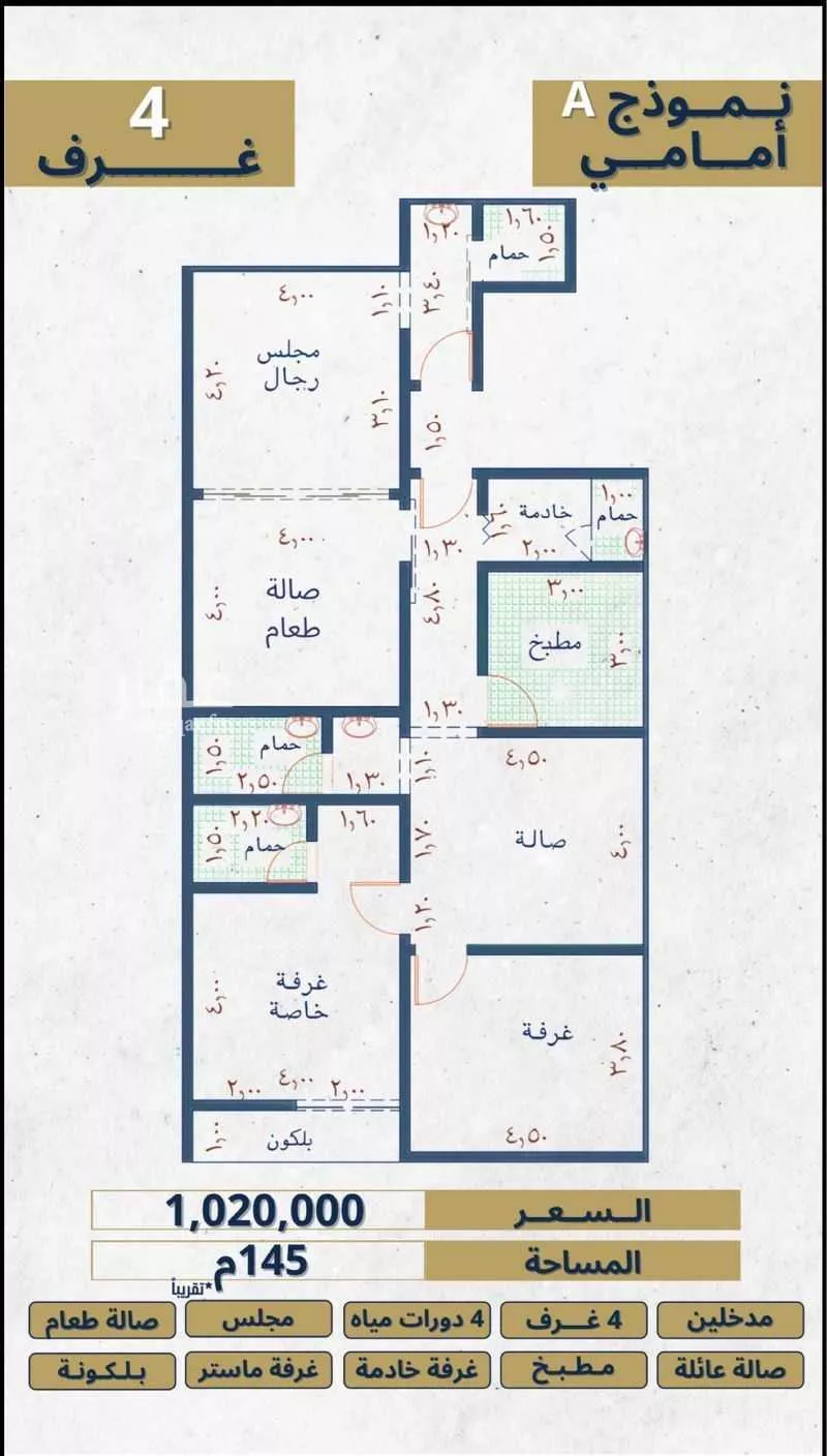 شقة للبيع في شارع الإستطلاع, حي النهضة, مدينة جدة, منطقة مكة المكرمة
