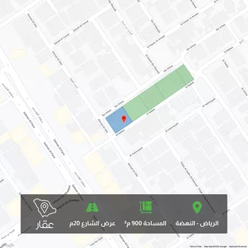 أرض للبيع في شارع ابن عرباض ، حي النهضة ، الرياض ، الرياض