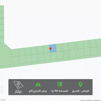 أرض للبيع في حي الشرق ، الرياض ، رماح