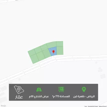 أرض للبيع في شارع الفانوس, حي ظهرة لبن, مدينة الرياض, منطقة الرياض
