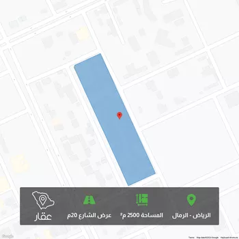 أرض للبيع في شارع عين زبيده, حي الرمال, مدينة الرياض, منطقة الرياض