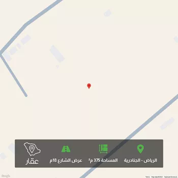 أرض للبيع في حي الجنادرية, مدينة الرياض, منطقة الرياض