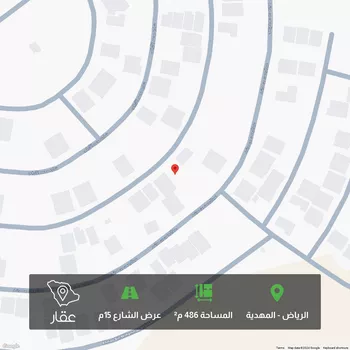 أرض للبيع في شارع فتيان بن محمد, حي المهدية, مدينة الرياض, منطقة الرياض