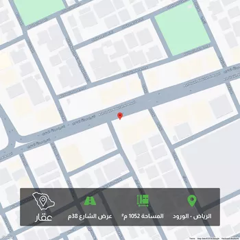 أرض للبيع في شارع الشيخ عبدالله العنقري, حي الورود, مدينة الرياض, منطقة الرياض