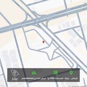 أرض للبيع في شارع امارة عرقة, عرقة, الرياض