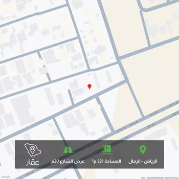 أرض للبيع في شارع ابن عائد الكاتب, حي الرمال, مدينة الرياض, منطقة الرياض