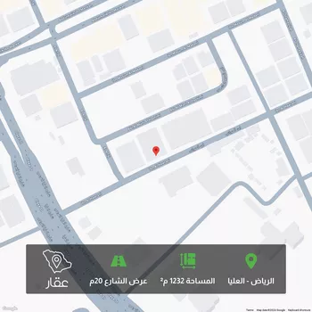 أرض للبيع في شارع عبدالملك بن مروان, حي العليا, مدينة الرياض, منطقة الرياض