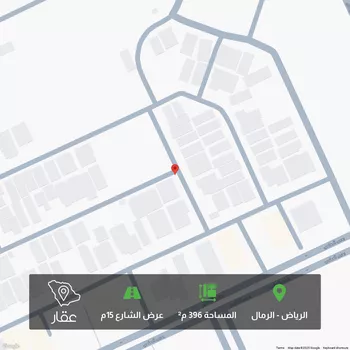 أرض للبيع في شارع احمد الرمادي, حي الرمال, مدينة الرياض, منطقة الرياض