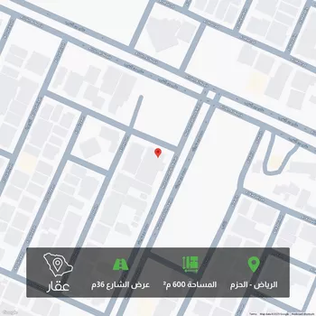 أرض للبيع في شارع محمد بن عوجان, حي الحزم, مدينة الرياض, منطقة الرياض