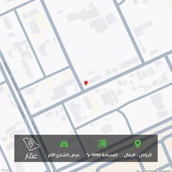 أرض للبيع في شارع قري صالح, حي الرمال, مدينة الرياض, منطقة الرياض