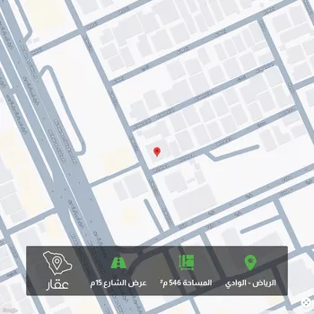 أرض للبيع في شارع مسلمه, حي الوادي, مدينة الرياض, منطقة الرياض