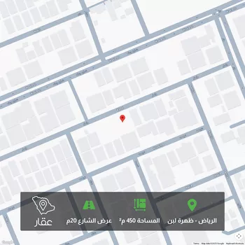 أرض للبيع في شارع واصل, حي ظهرة لبن, مدينة الرياض, منطقة الرياض